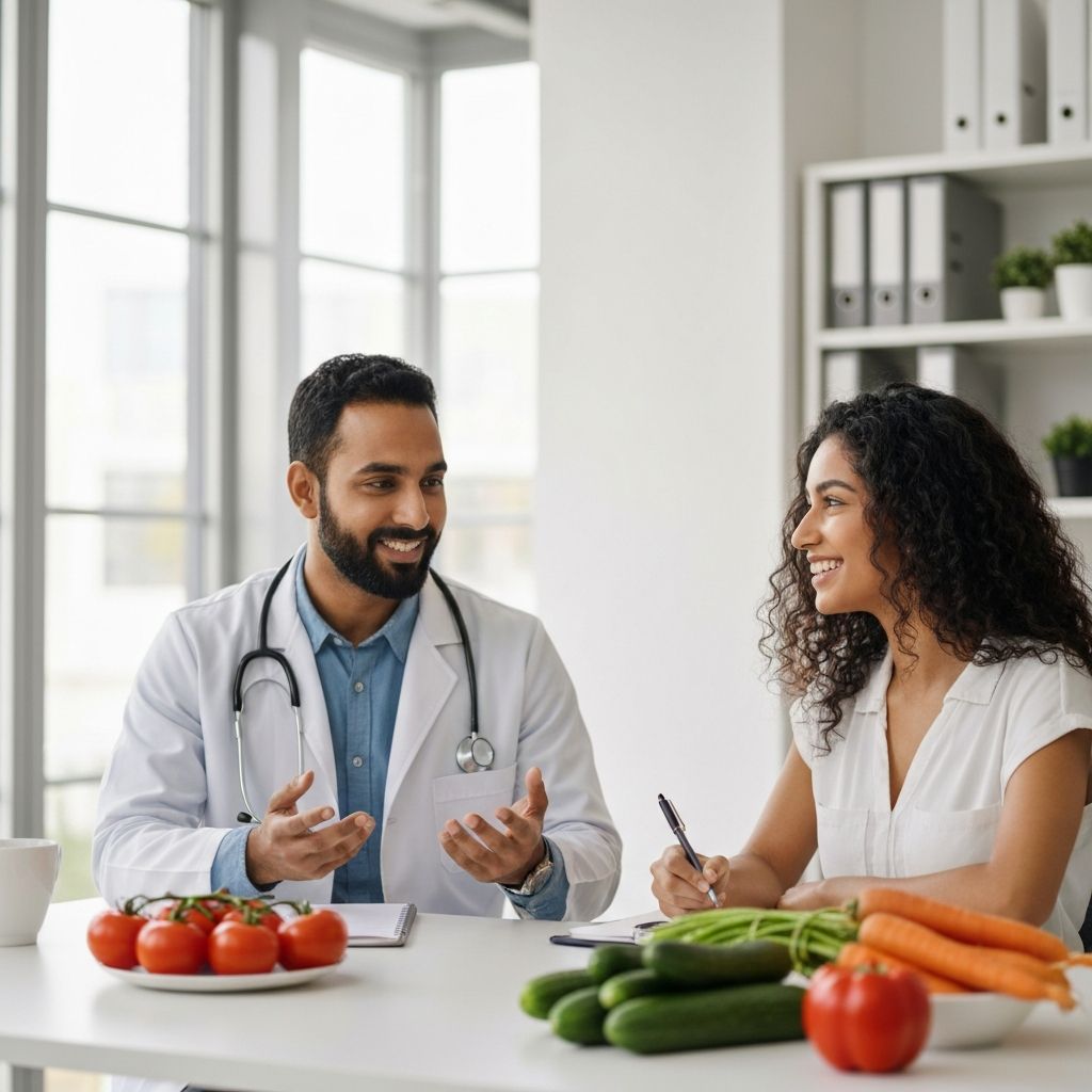 Healthy nutrition consultation